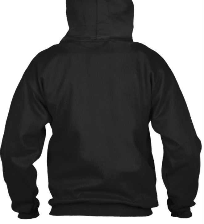 Asylum Distressed Hoodie Black